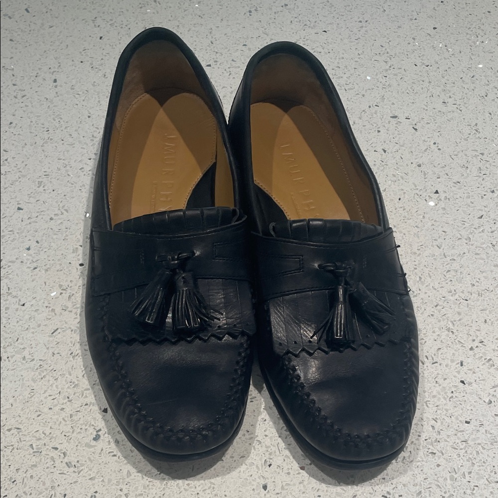Men’s J Murphy Black Tassel Loafers